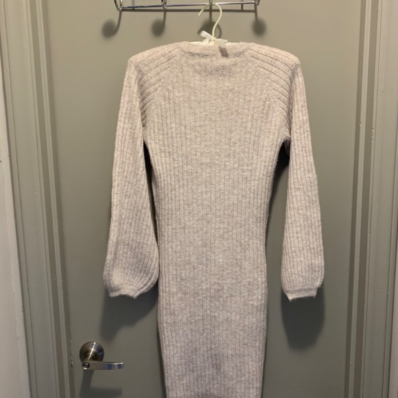 Beige BB Dakota Sweater Dress - Picture 6 of 7